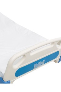 SKMPBH003 design hospital bed nursing bedding three-piece set pure cotton blue and white strip bed sheet quilt cover quilt cover pillowcase detail view-1